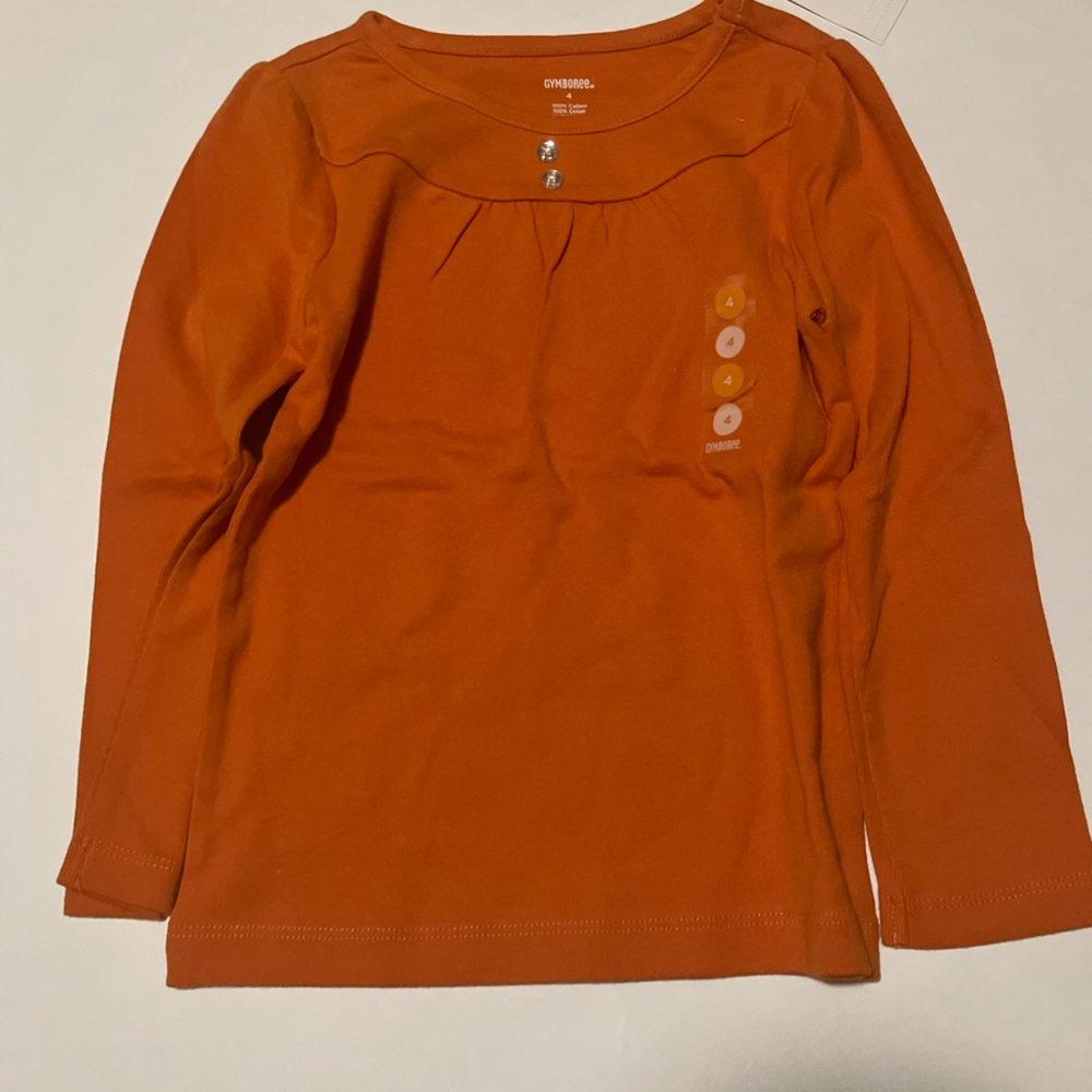 Girls orange longsleeve